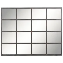 Kirkland's Home Metal Windowpane Wall Mirror- Decorative Mirrors