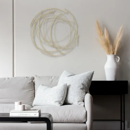 Kirkland's Home Metal Wire Abstract Wall Plaque- Wall Plaques