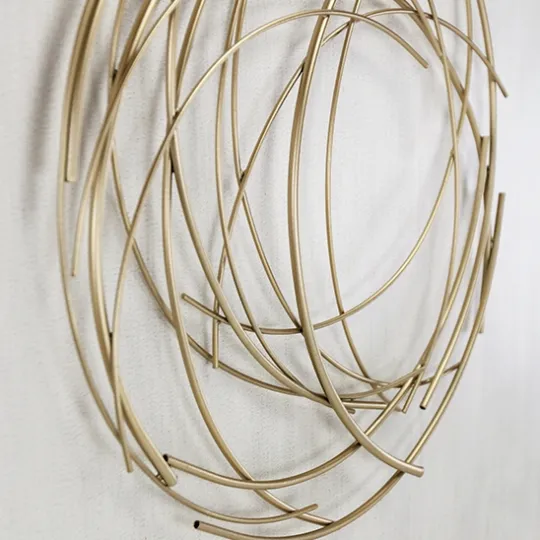 Kirkland's Home Metal Wire Abstract Wall Plaque- Wall Plaques
