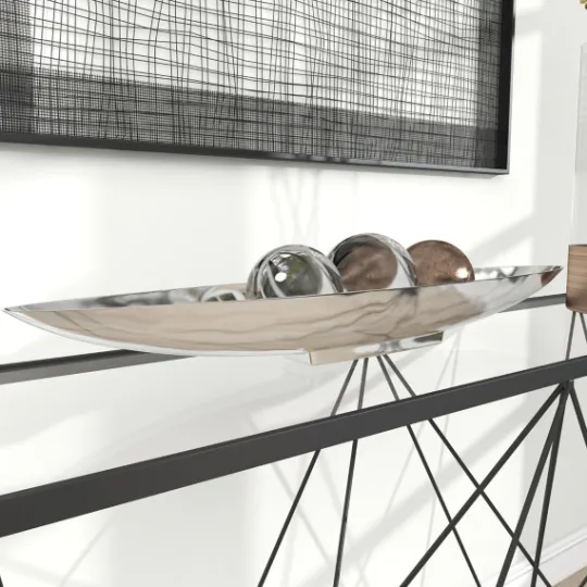 Kirkland's Home Metallic Canoe Tray- Decorative Trays