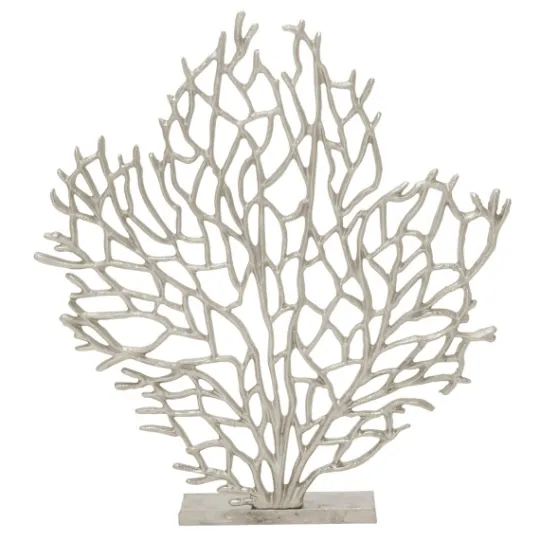 Kirkland's Home Metallic Coastal Branch Statue- Statues & Figurines