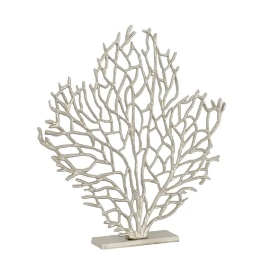 Kirkland's Home Metallic Coastal Branch Statue- Statues & Figurines