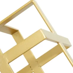 Kirkland's Home Metallic Cube Sculptures, Set Of 2- Statues & Figurines