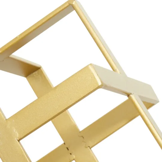 Kirkland's Home Metallic Cube Sculptures, Set Of 2- Statues & Figurines