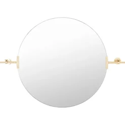 Kirkland's Home Metallic Gold Round Metal Frame Mirror- Decorative Mirrors
