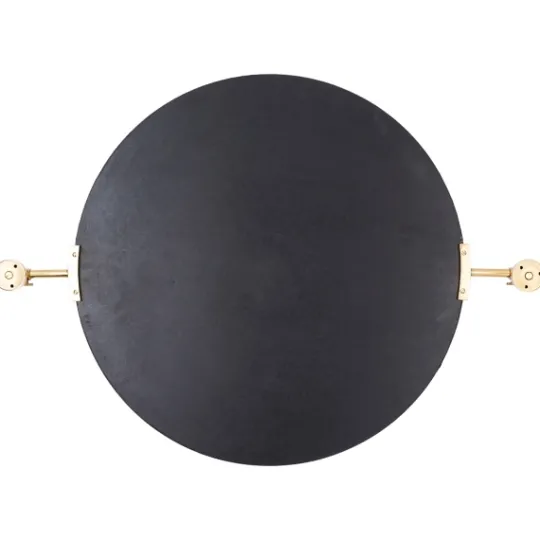 Kirkland's Home Metallic Gold Round Metal Frame Mirror- Decorative Mirrors