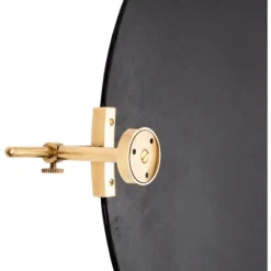 Kirkland's Home Metallic Gold Round Metal Frame Mirror- Decorative Mirrors