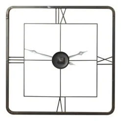 Kirkland's Home Metallic Gold Square Open Face Clock- Clocks
