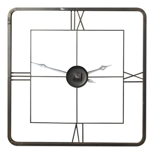 Kirkland's Home Metallic Gold Square Open Face Clock- Clocks