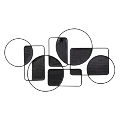 Kirkland's Home Metallic Modern Abstract Shapes Wall Plaque- Wall Plaques