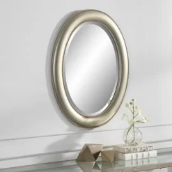 Kirkland's Home Metallic Oval Beveled Frame Mirror- Decorative Mirrors