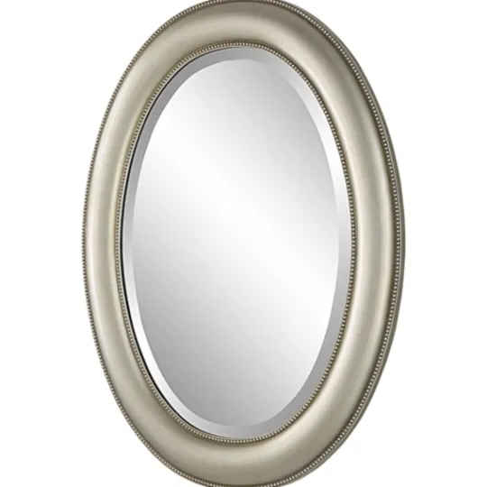 Kirkland's Home Metallic Oval Beveled Frame Mirror- Decorative Mirrors