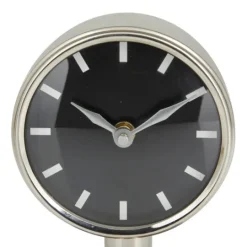 Kirkland's Home Metallic Steel Beveled Base Tabletop Clock- Decorative Accents
