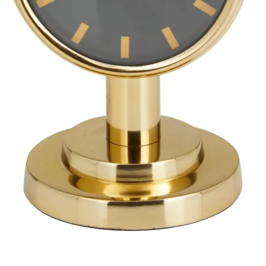 Kirkland's Home Metallic Steel Beveled Base Tabletop Clock- Decorative Accents