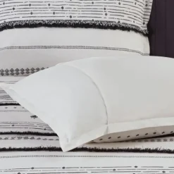 Kirkland's Home Mia Striped 3-Pc. Queen Duvet Cover Set- Duvets