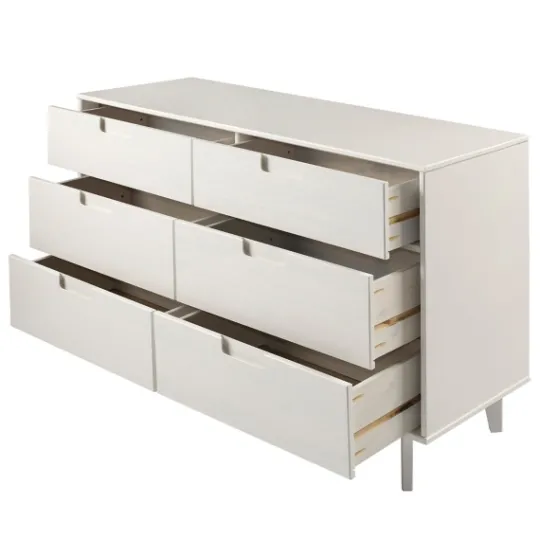 Kirkland's Home Midcentury Grooved Handles Dresser- Dressers & Chests