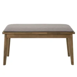 Kirkland's Home Mid-Century Modern Arcade Dining Bench- Dining Chairs