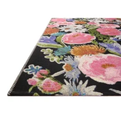 Kirkland's Home Midnight Garden Party Indoor/Outdoor Rug, 7X11- Outdoor Rugs
