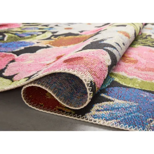Kirkland's Home Midnight Garden Party Indoor/Outdoor Rug, 7X11- Outdoor Rugs