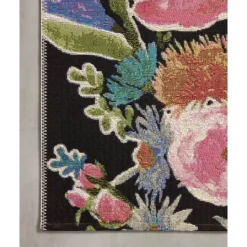 Kirkland's Home Midnight Garden Party Indoor/Outdoor Rug, 5X7- Outdoor Rugs
