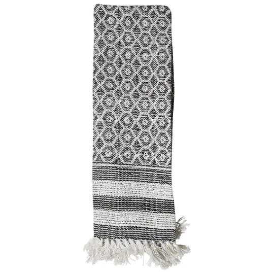 Kirkland's Home Midnight Honeycomb Outdoor Throw Blanket- Blankets & Throws
