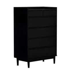 Kirkland's Home Midnight Solid Wood Pull Tab Dresser- Dressers & Chests