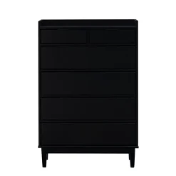 Kirkland's Home Midnight Solid Wood Pull Tab Dresser- Dressers & Chests