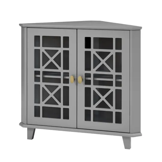 Kirkland's Home Mikie Corner Cabinet- Cabinets & Sideboards
