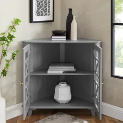Kirkland's Home Mikie Corner Cabinet- Cabinets & Sideboards
