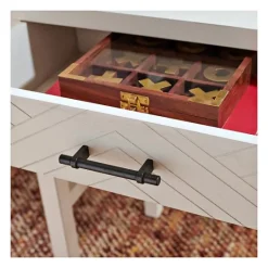 Kirkland's Home Milo Herringbone Accent Table- Accent & End Tables