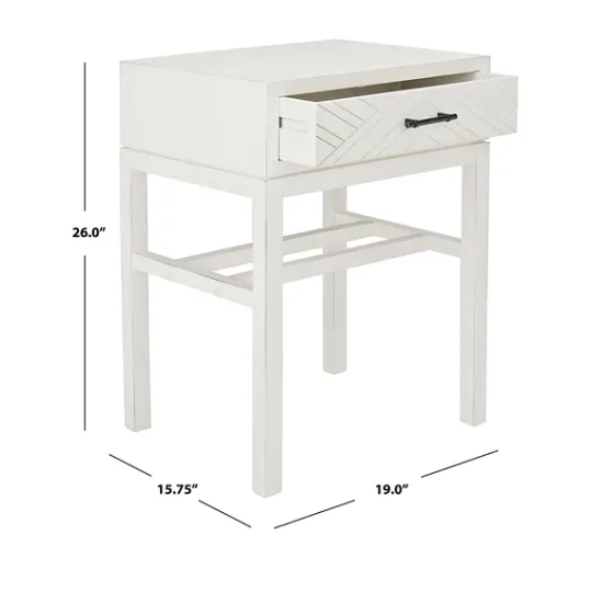 Kirkland's Home Milo Herringbone Accent Table- Accent & End Tables
