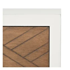 Kirkland's Home Milo Honey Herringbone Accent Table- Accent & End Tables