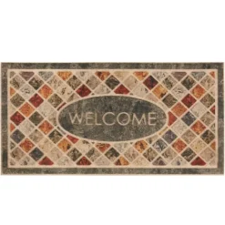 Kirkland's Home Mineral Stone Ornamental Entry Doormat- Doormats