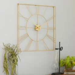 Kirkland's Home Minimal Square Open Face Clock- Clocks