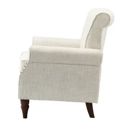 Kirkland's Home Miriam Nailhead Trim Armchair- Accent Chairs
