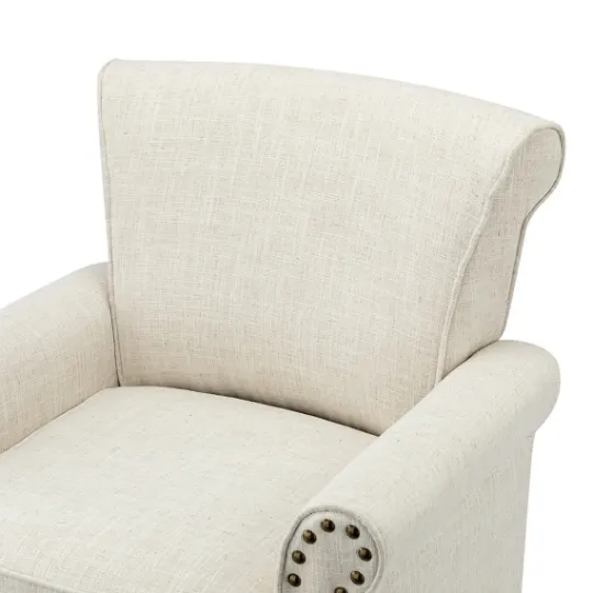 Kirkland's Home Miriam Nailhead Trim Armchair- Accent Chairs