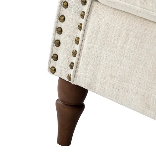 Kirkland's Home Miriam Nailhead Trim Armchair- Accent Chairs