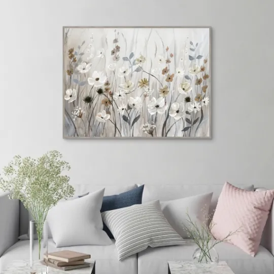 Kirkland's Home Misty Meadow Framed Canvas Art Print- Framed Art