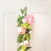 Kirkland's Home Mixed Peony And Hydrangea Swag Teardrop- Arrangements & Greenery