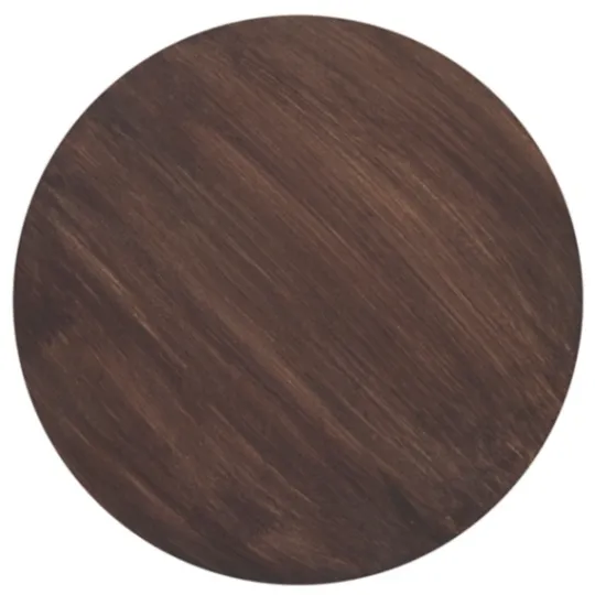 Kirkland's Home Mocha Hourglass Mango Side Table- Accent & End Tables