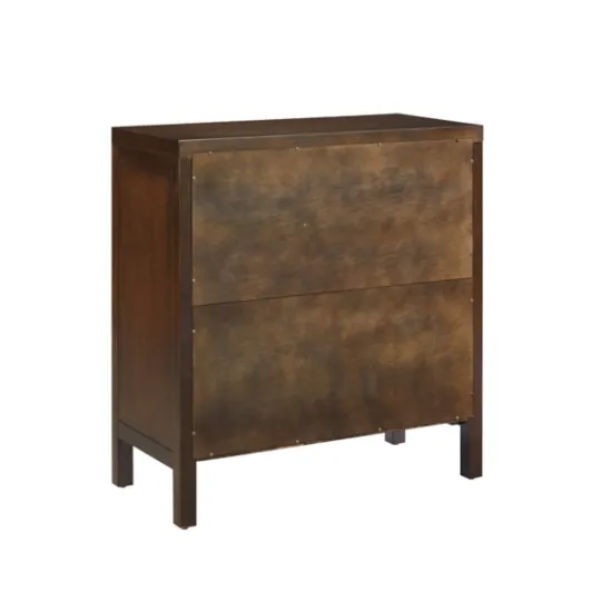 Kirkland's Home Mocha Mod Herringbone Cabinet- Cabinets & Sideboards