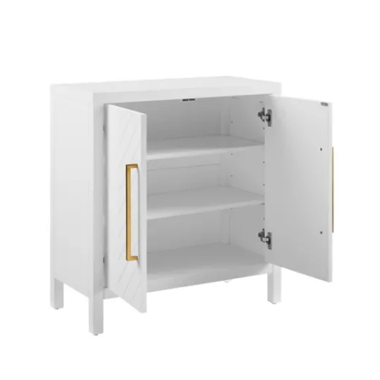 Kirkland's Home Mod Herringbone Cabinet- Cabinets & Sideboards