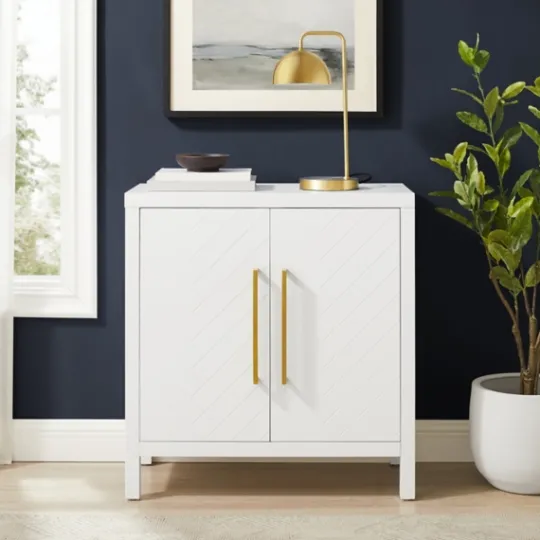 Kirkland's Home Mod Herringbone Cabinet- Cabinets & Sideboards