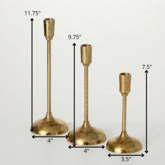 Kirkland's Home Mod Taper Candle Holders, Set Of 3- Candle Holders
