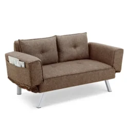 Kirkland's Home Mod Wing Arm Convertible Sofa- Sofas & Loveseats