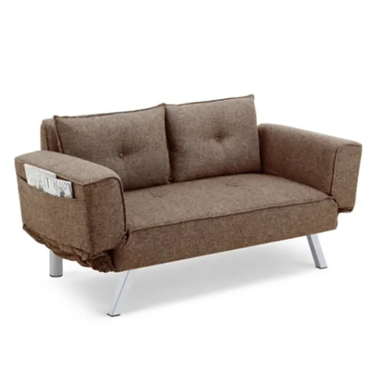 Kirkland's Home Mod Wing Arm Convertible Sofa- Sofas & Loveseats