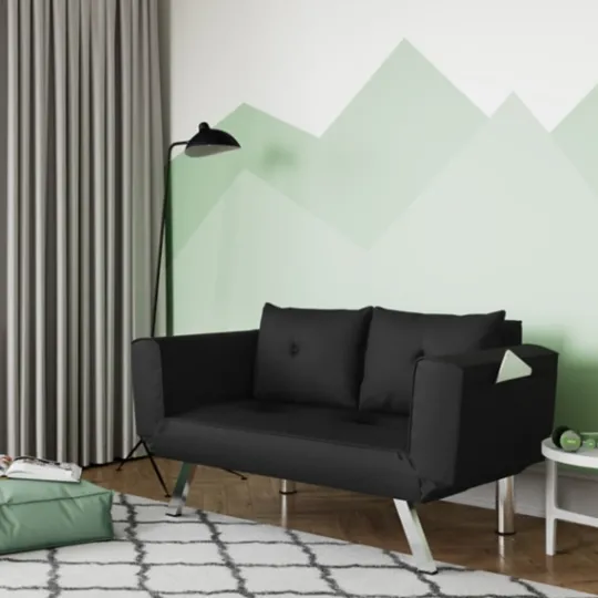 Kirkland's Home Mod Wing Arm Convertible Sofa- Sofas & Loveseats
