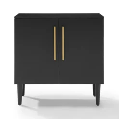 Kirkland's Home Modern Black And Gold Cabinet- Cabinets & Sideboards