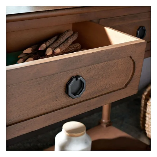 Kirkland's Home Modern Carved Accent Console Table- Console Tables