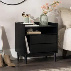 Kirkland's Home Modern Frame Wood Nightstand- Nightstands